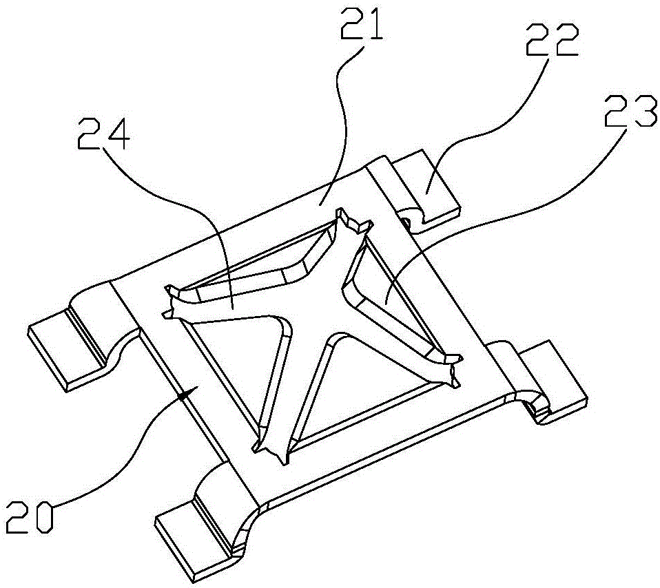 Electrical connection piece of LED lamp