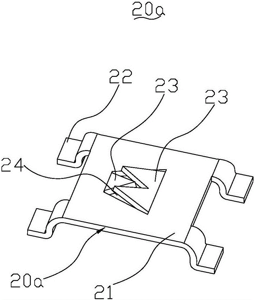 Electrical connection piece of LED lamp