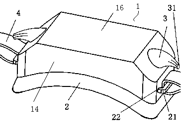 Anti-splashing shield used during oral cavity treatment