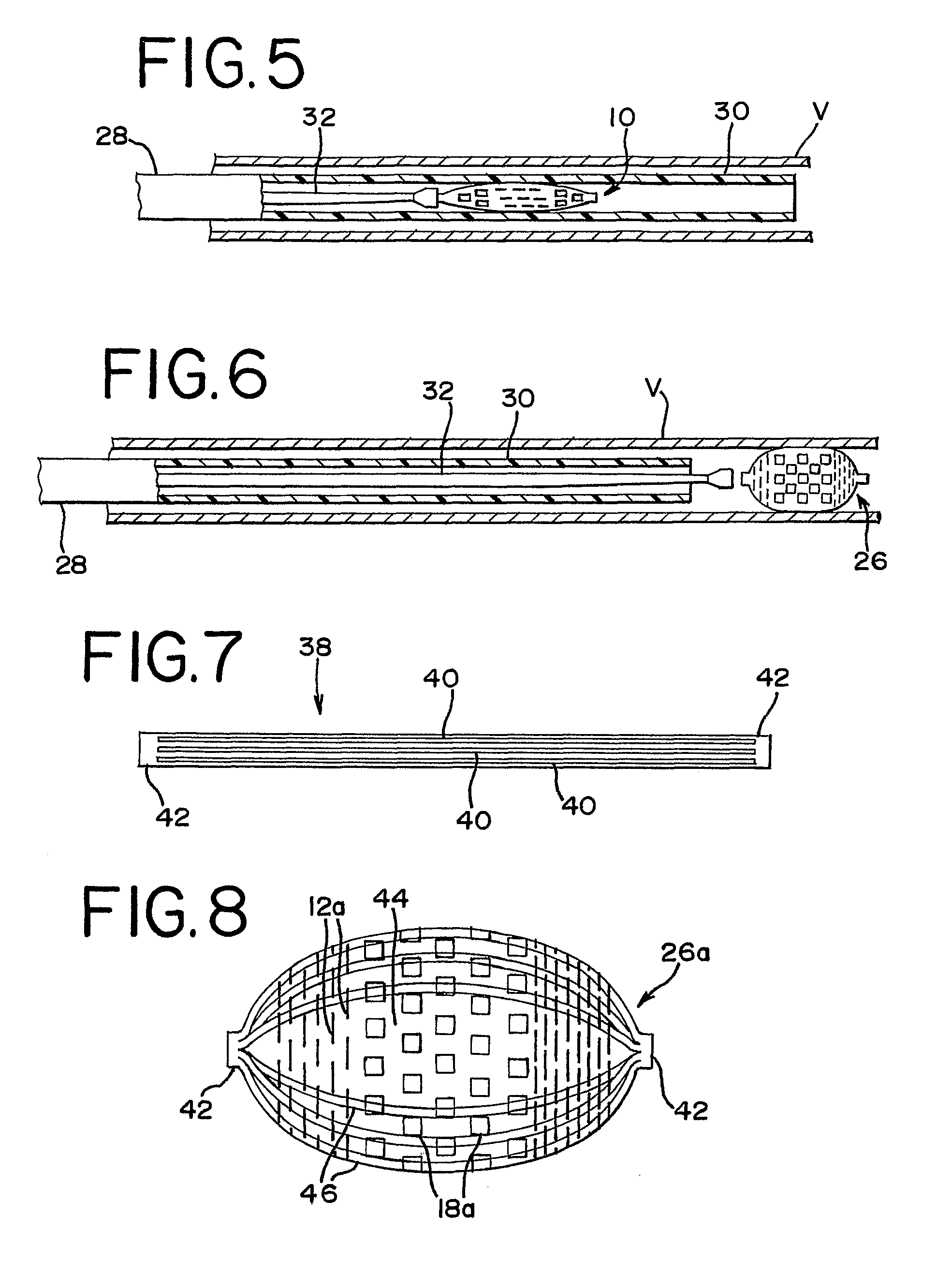 Thin film devices for temporary or permanent occlusion of a vessel