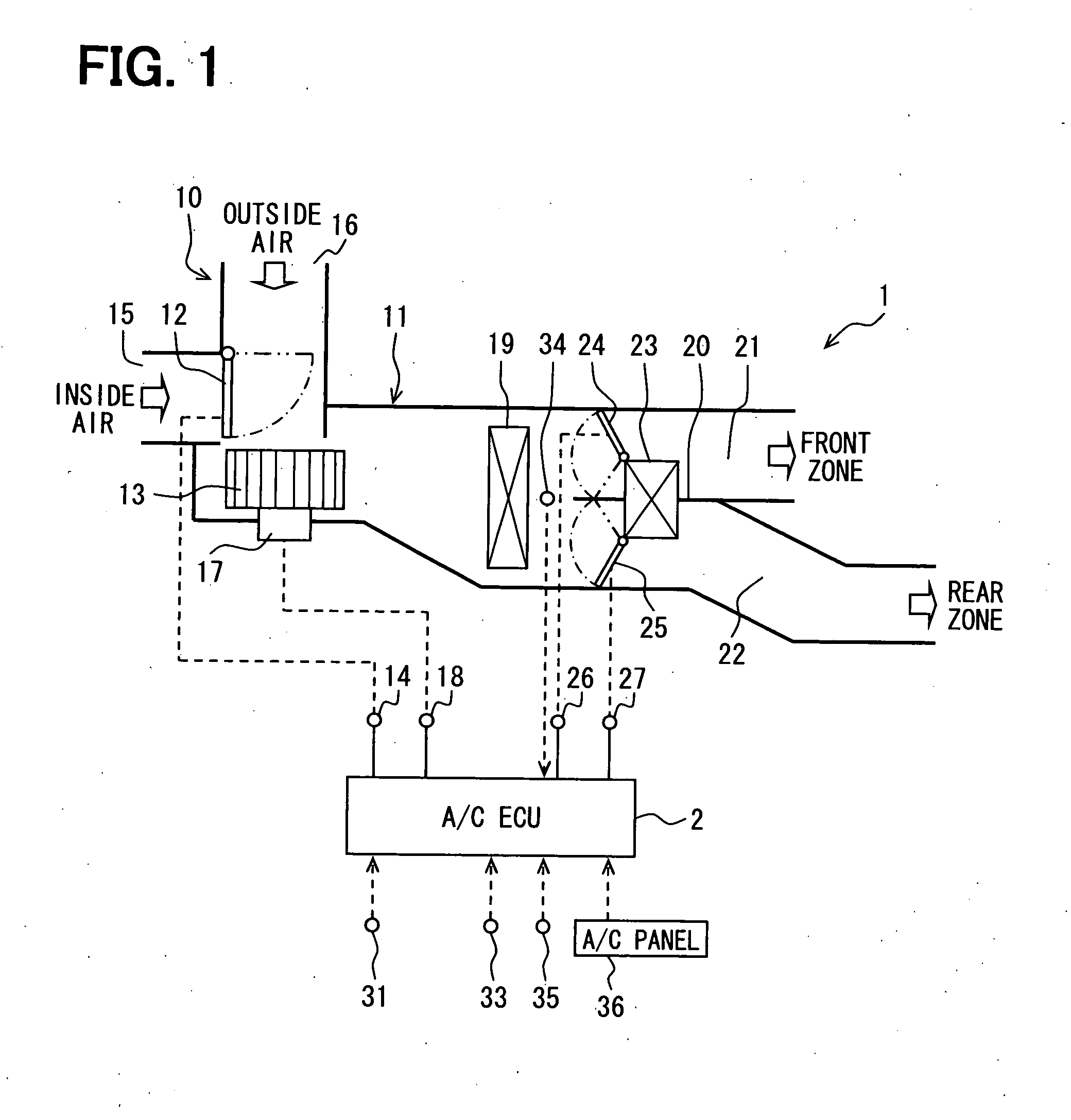 Vehicular air conditioning apparatus and air conditioning method