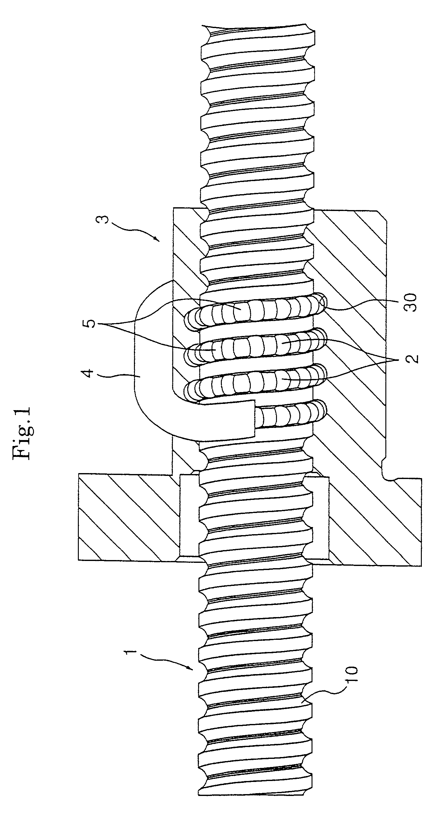 Rolling element spacer for rolling guide device