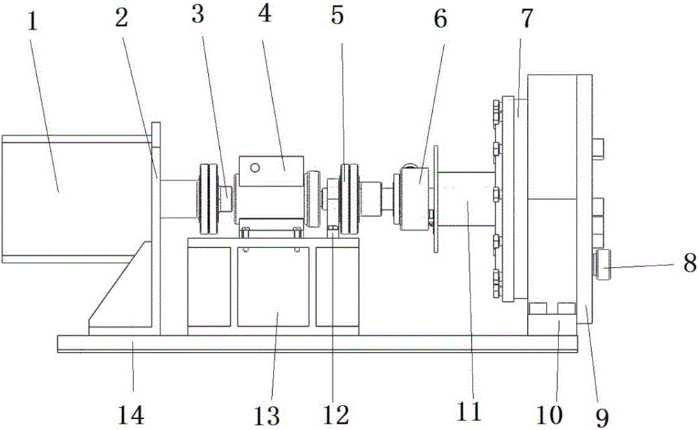 RV speed reducer transmission return difference testing device