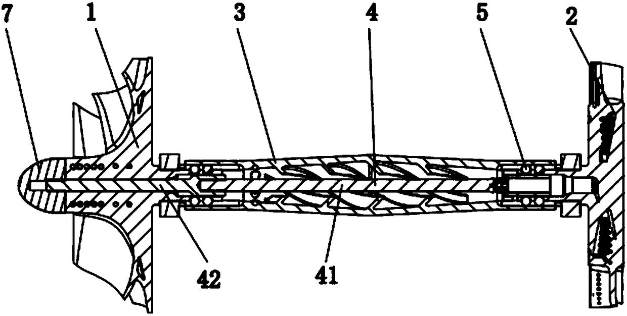 Rotor structure and engine