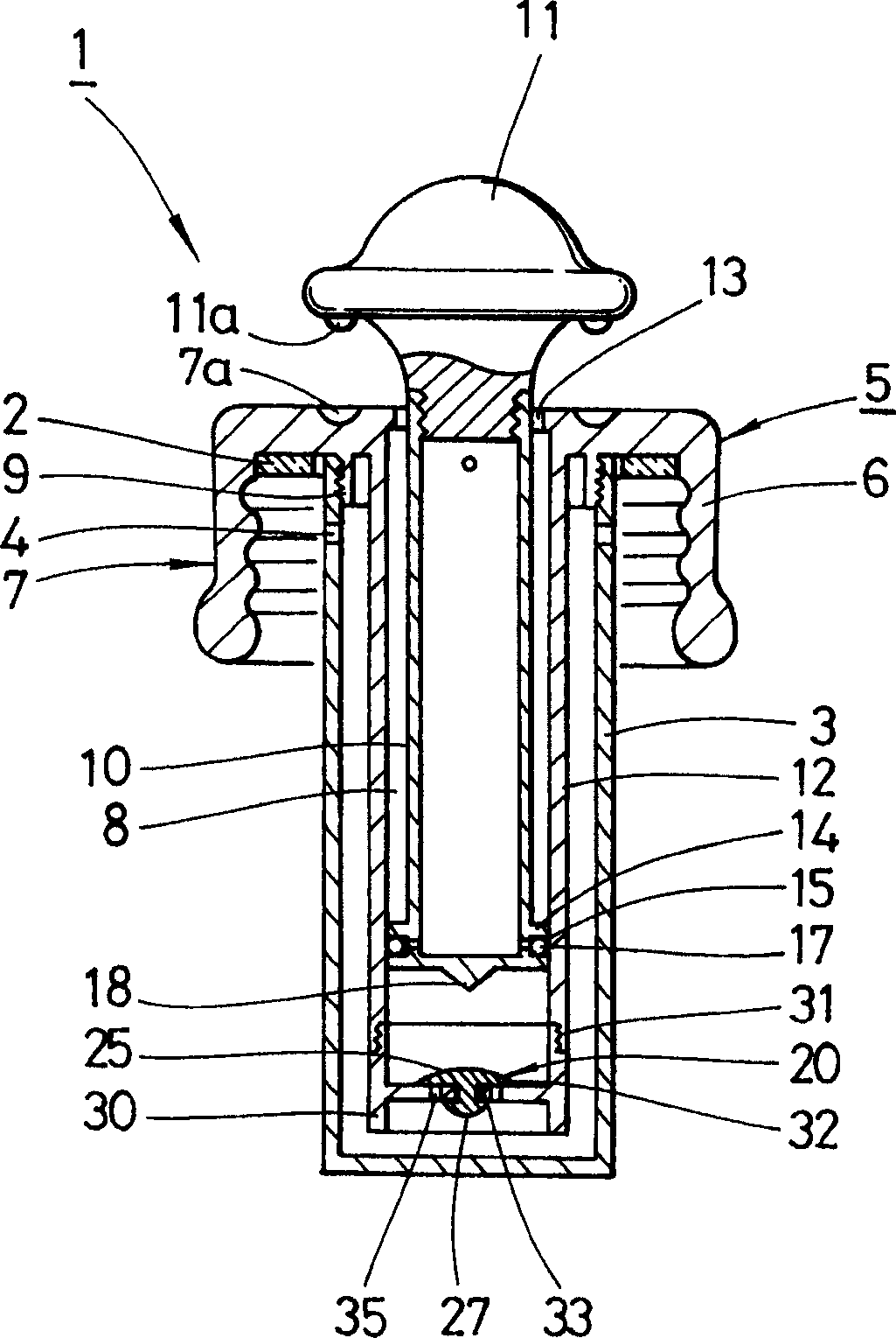 Bottle cork for vaccum preservation