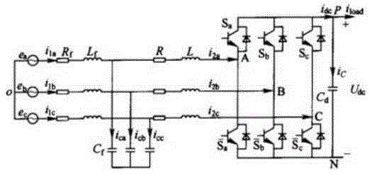 Pulse width modulation (PWM) rectifier using transformer leakage inductance as LCL filtering