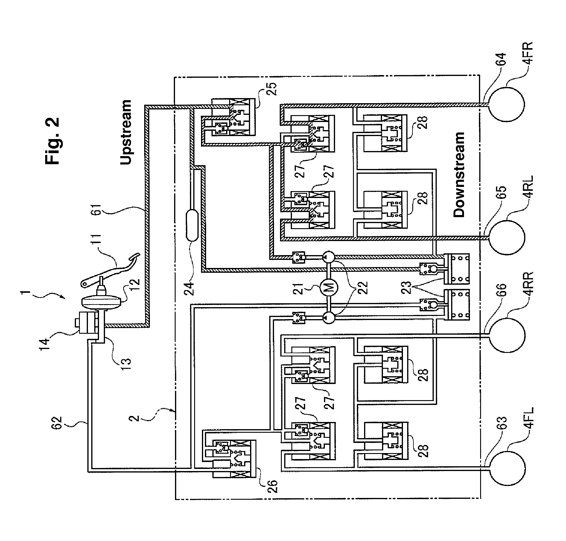 Brake control system for an electrically driven vehicle