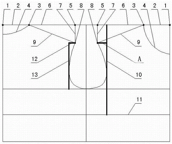 XE original number tailoring method of clothing chest and shoulder difference