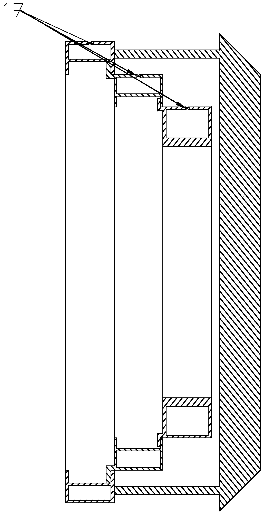 Lighting at both ends of the tube