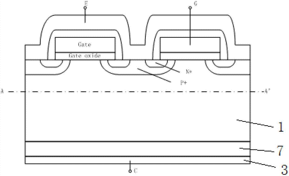 Back collector structure of power semiconductor devices