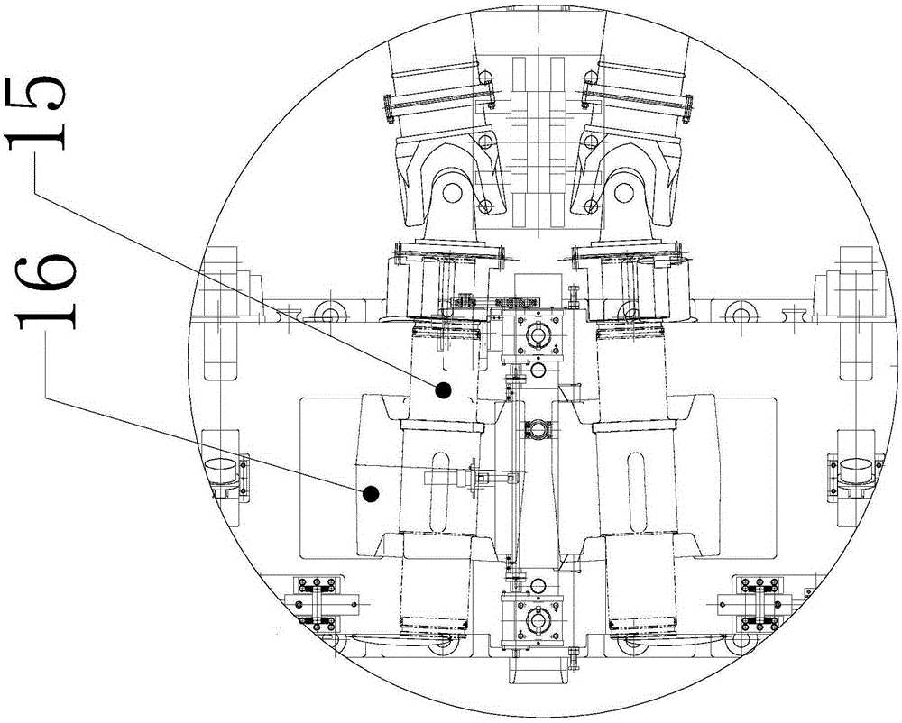 Multifunctional rolling machine with roll profiles with rotating-sizing function