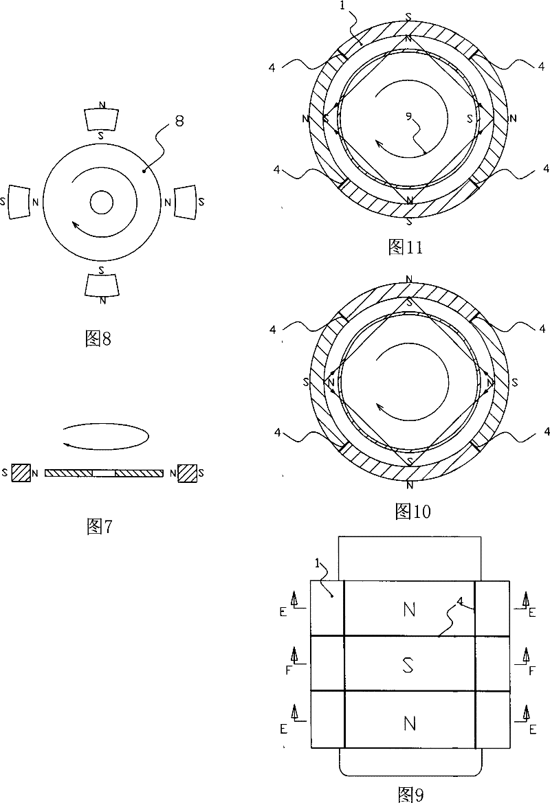 Electromagnetic feedback filter wave and magnetic field structure to degauss moving objects
