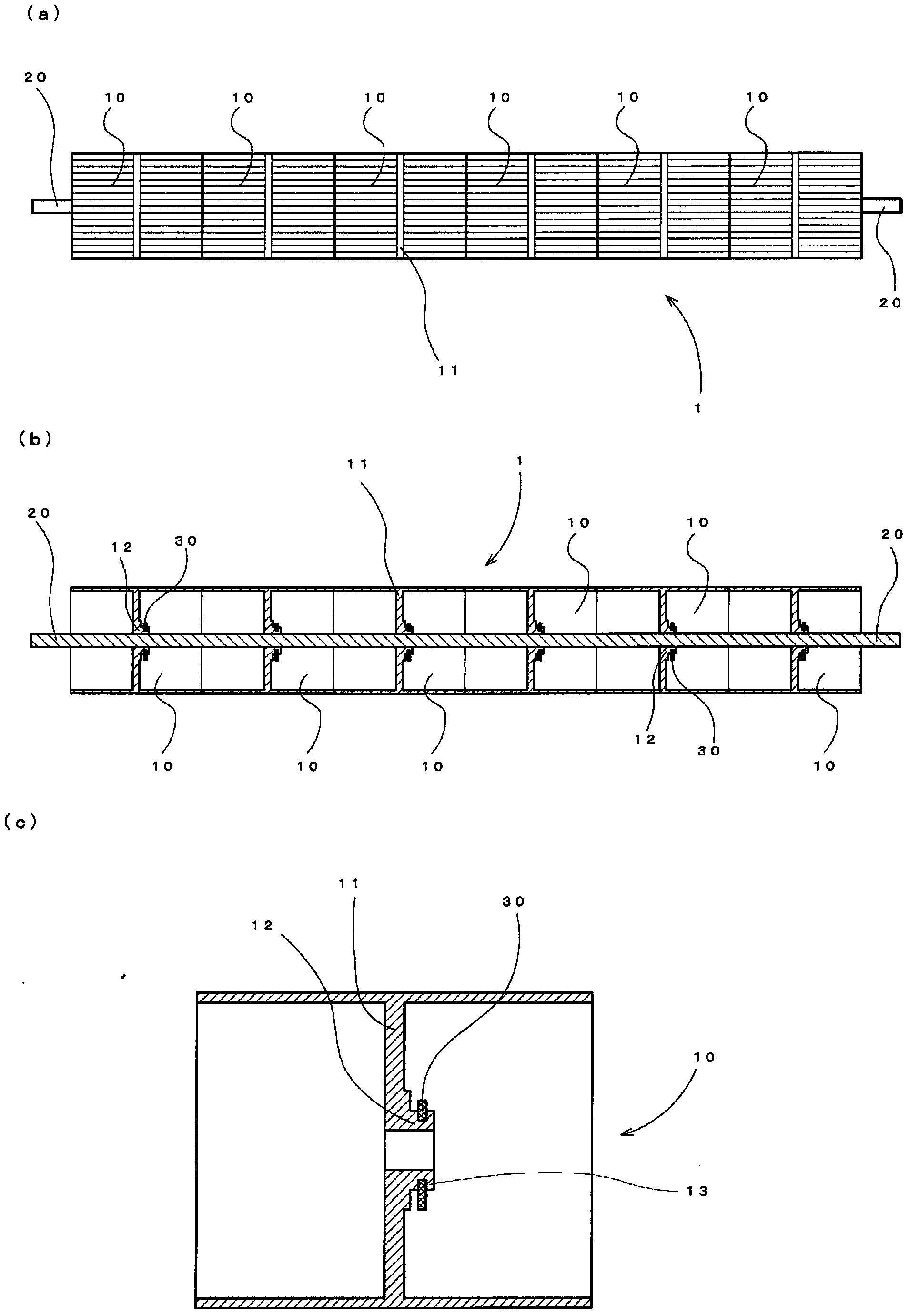 Shaft-type cross-flow fan and method for manufacturing same