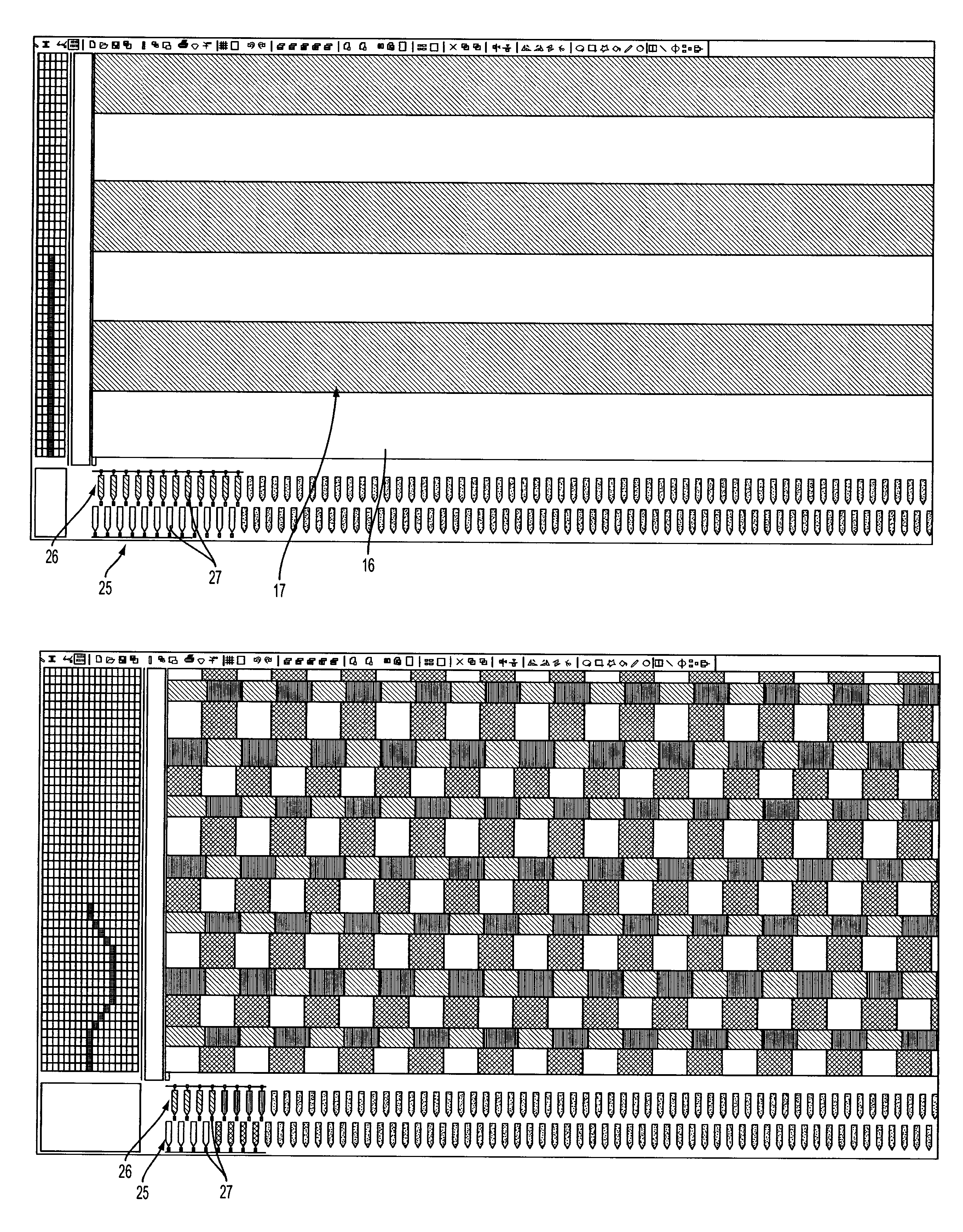 System and method for formation of woven style tufted cut/loop fabrics