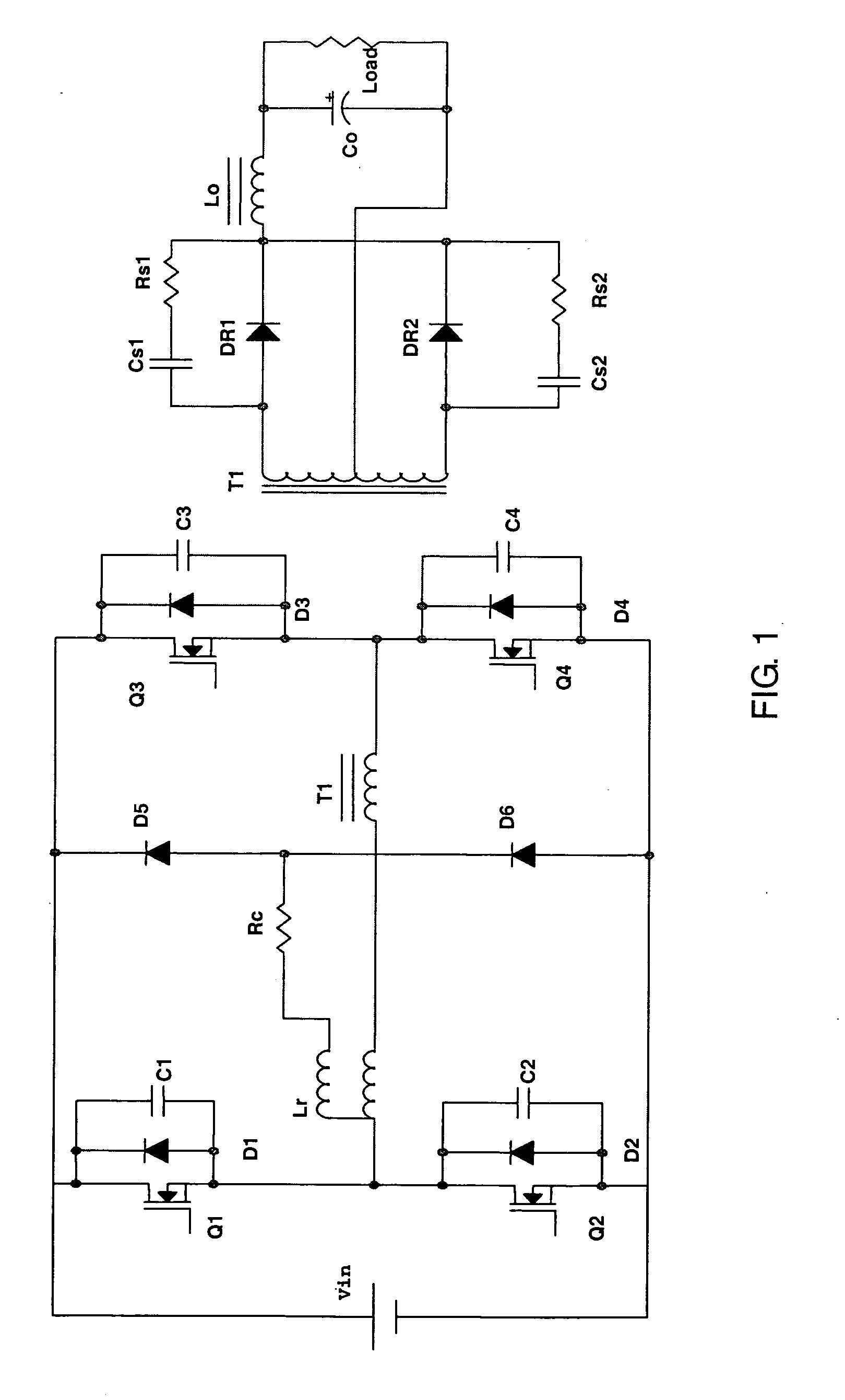 Inductance-voltage clamping full-bridge soft-switch circuit