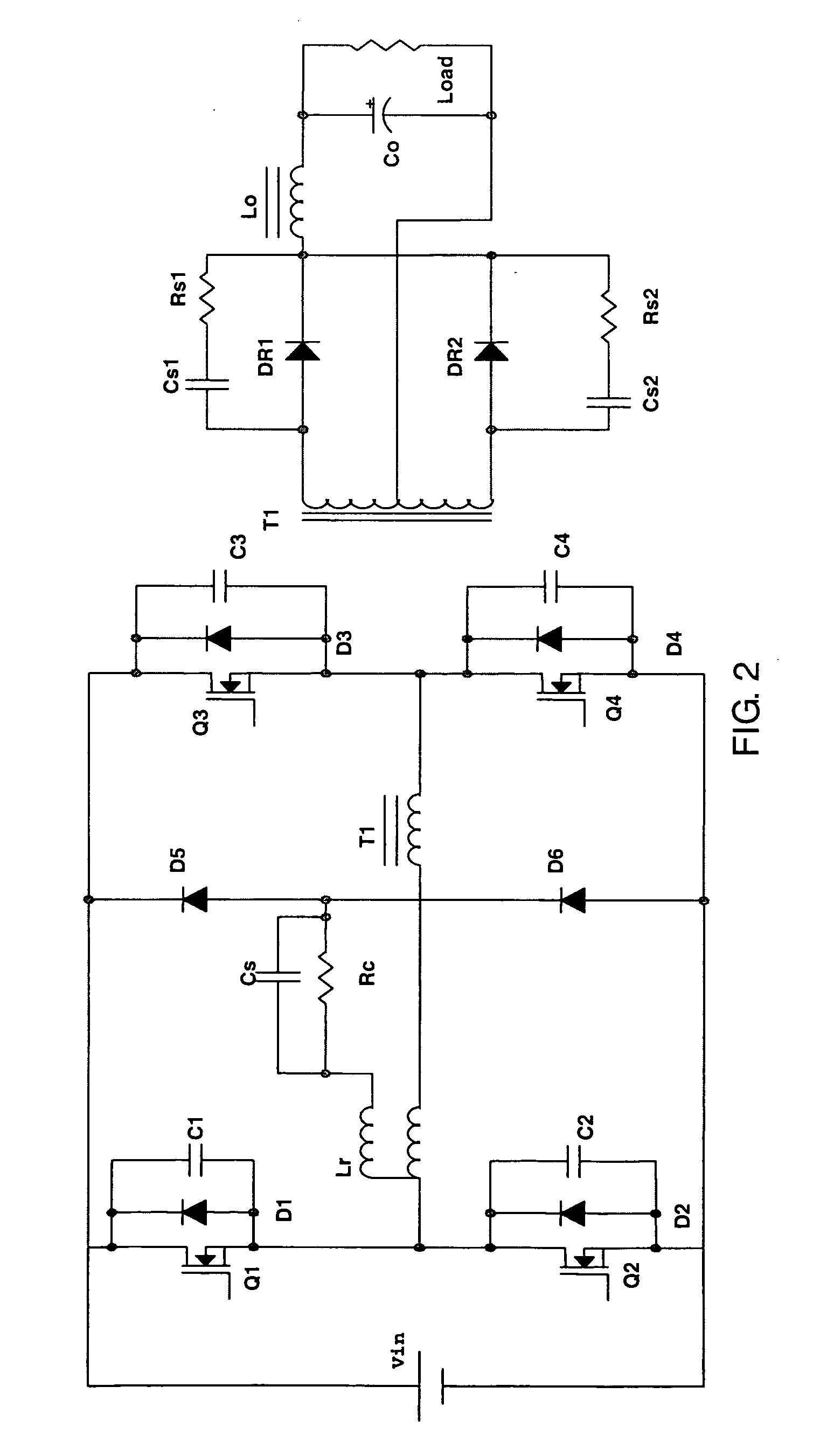 Inductance-voltage clamping full-bridge soft-switch circuit