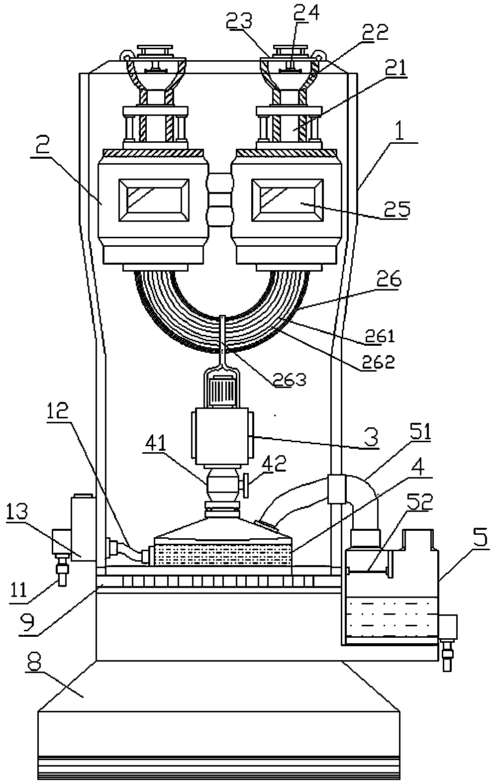 Acid mixing method and acid mixing device thereof