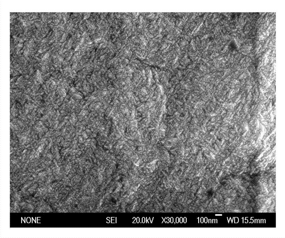 Flexible substrate nanometer diamond film and preparation method thereof