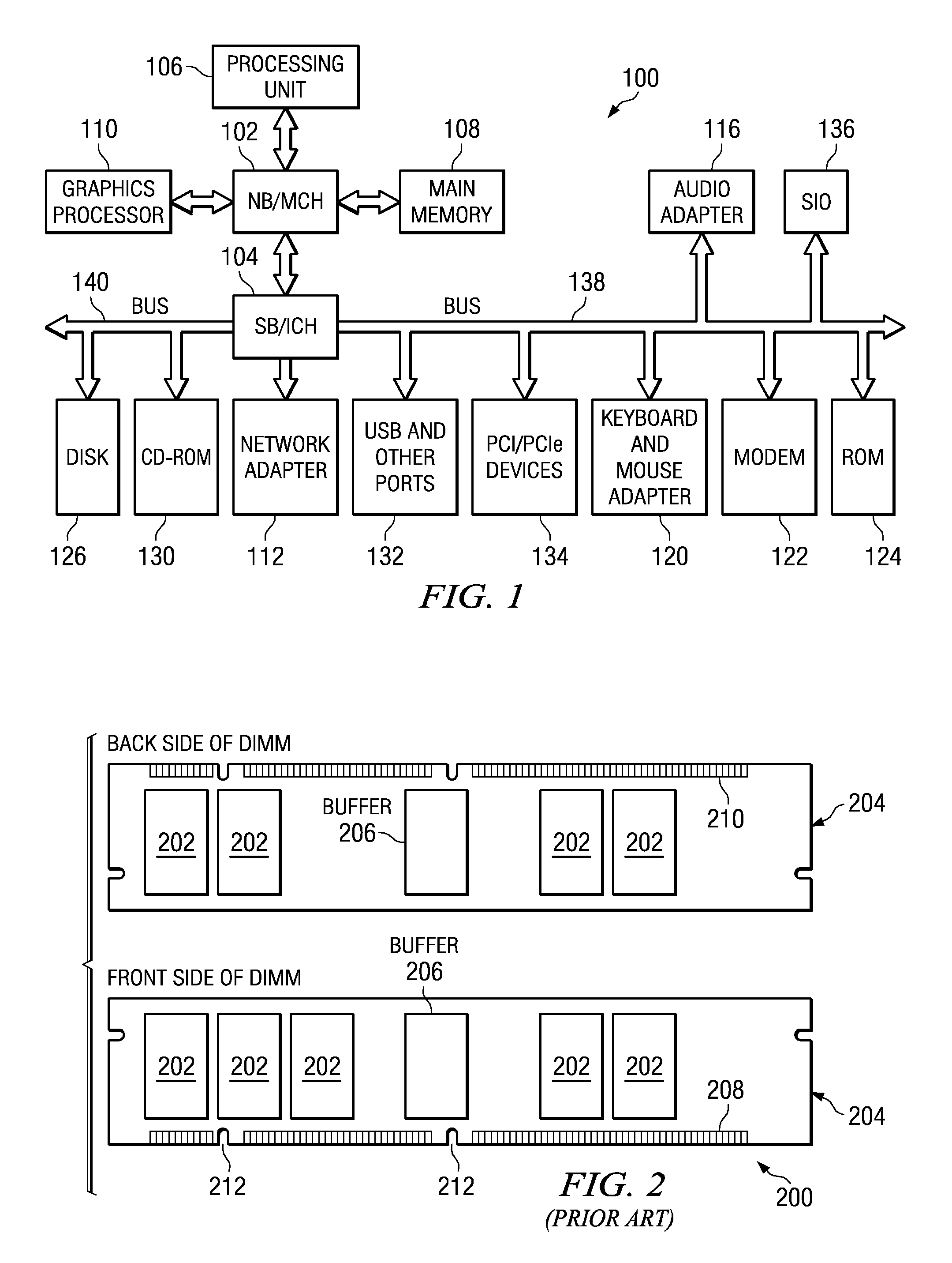 Buffered Memory Module Supporting Two Independent Memory Channels