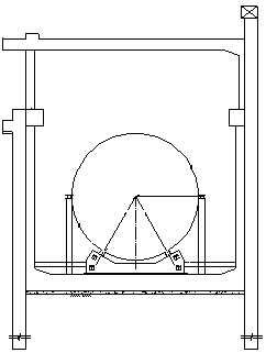 Construction method in which large-diameter shield advances across air shaft in long distance