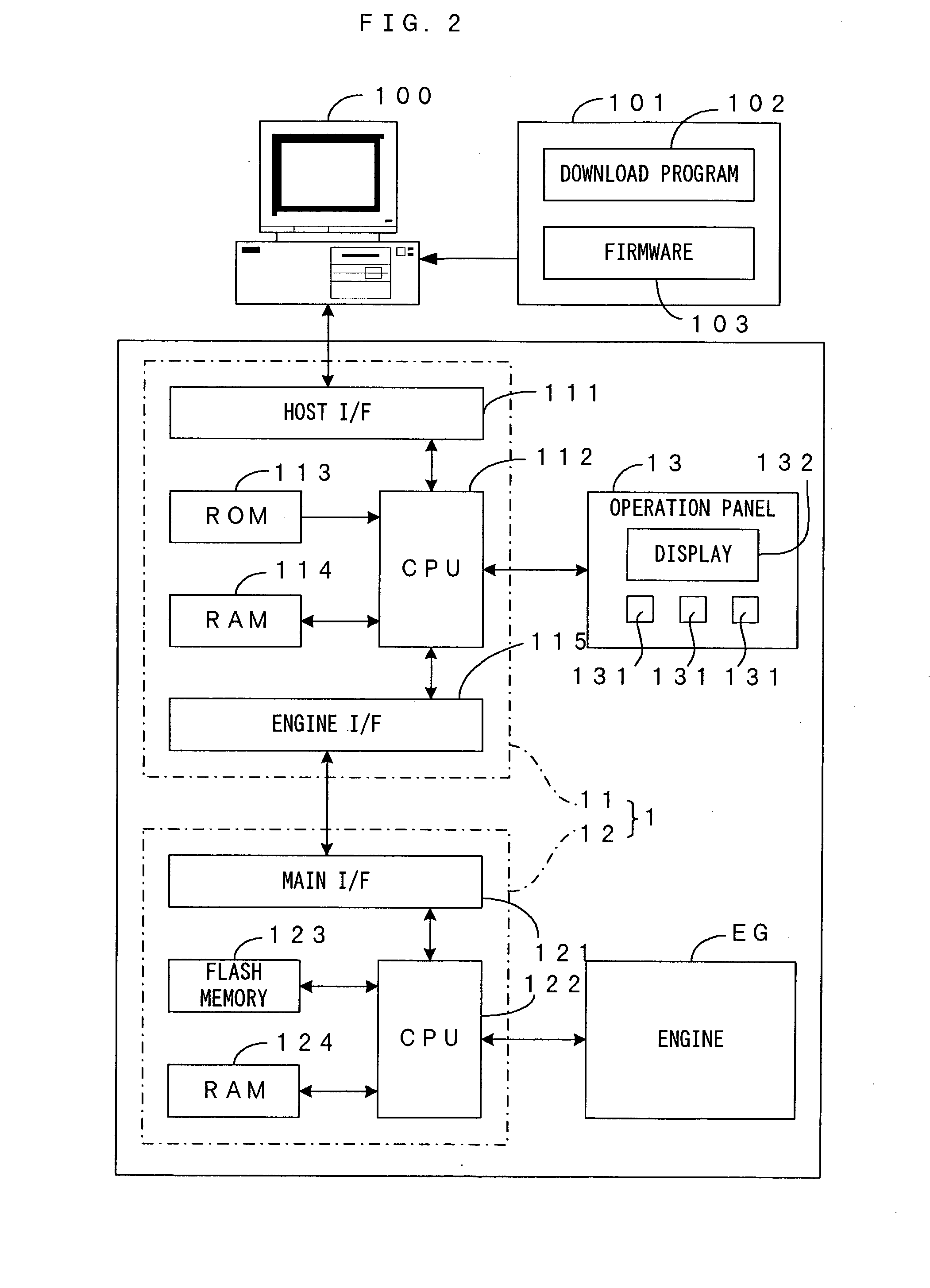 Apparatus and method of rewriting firmware