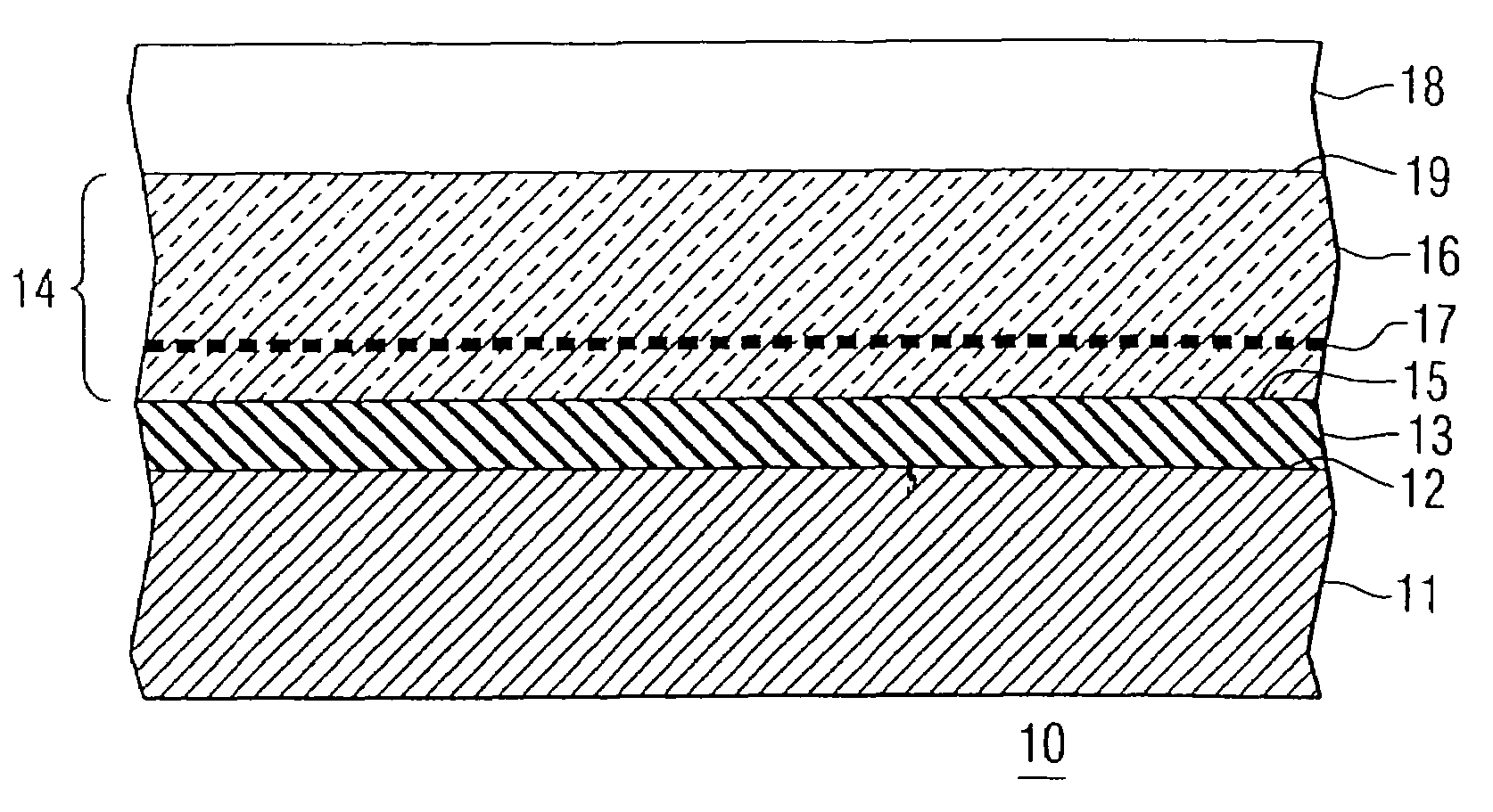 Bonded substrate for an integrated circuit containing a planar intrinsic gettering zone
