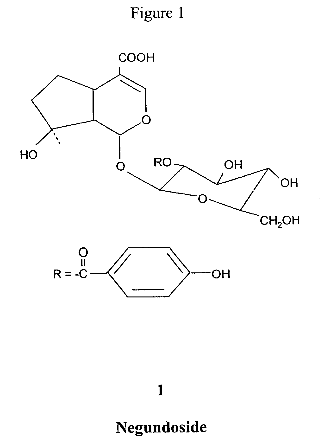 Hepatoprotective activity of 2'-p-hydroxybenzoylmussaenosidic acid