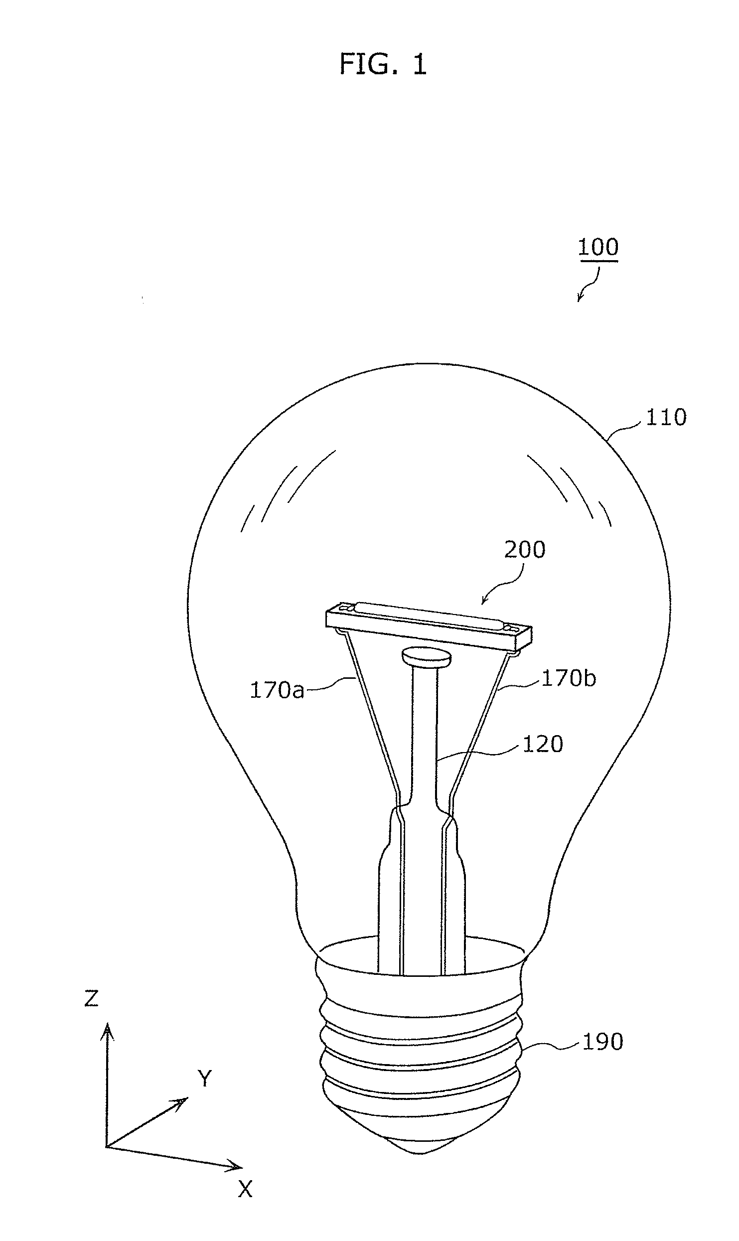 Light bulb shaped lamp and lighting apparatus