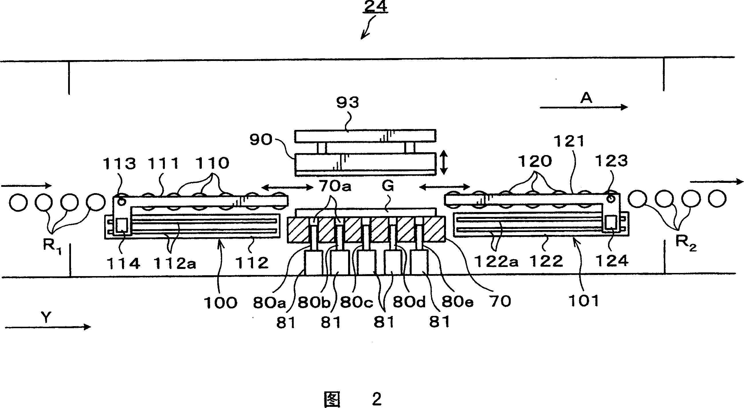 Substrate conveying system, substrate conveying device and substrate treatment device