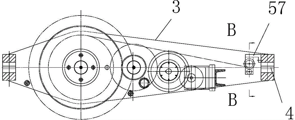 Tension control mechanism of multi-stranded spiral spring numerical control machining tool and cradle component thereof