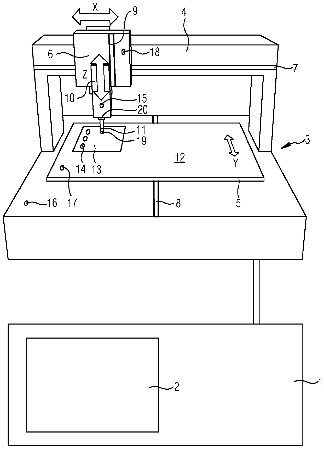 Method for determining positional errors of drilled holes and securing the drilling process