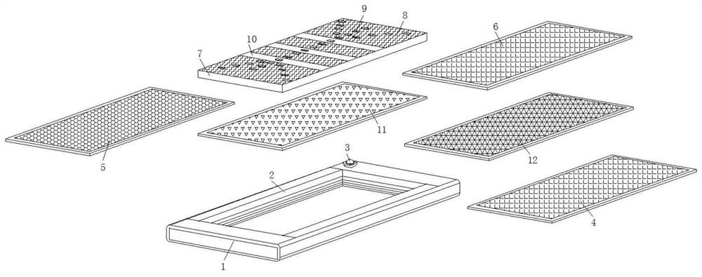 Chinese herbal medicine photon mattress