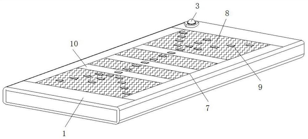 Chinese herbal medicine photon mattress