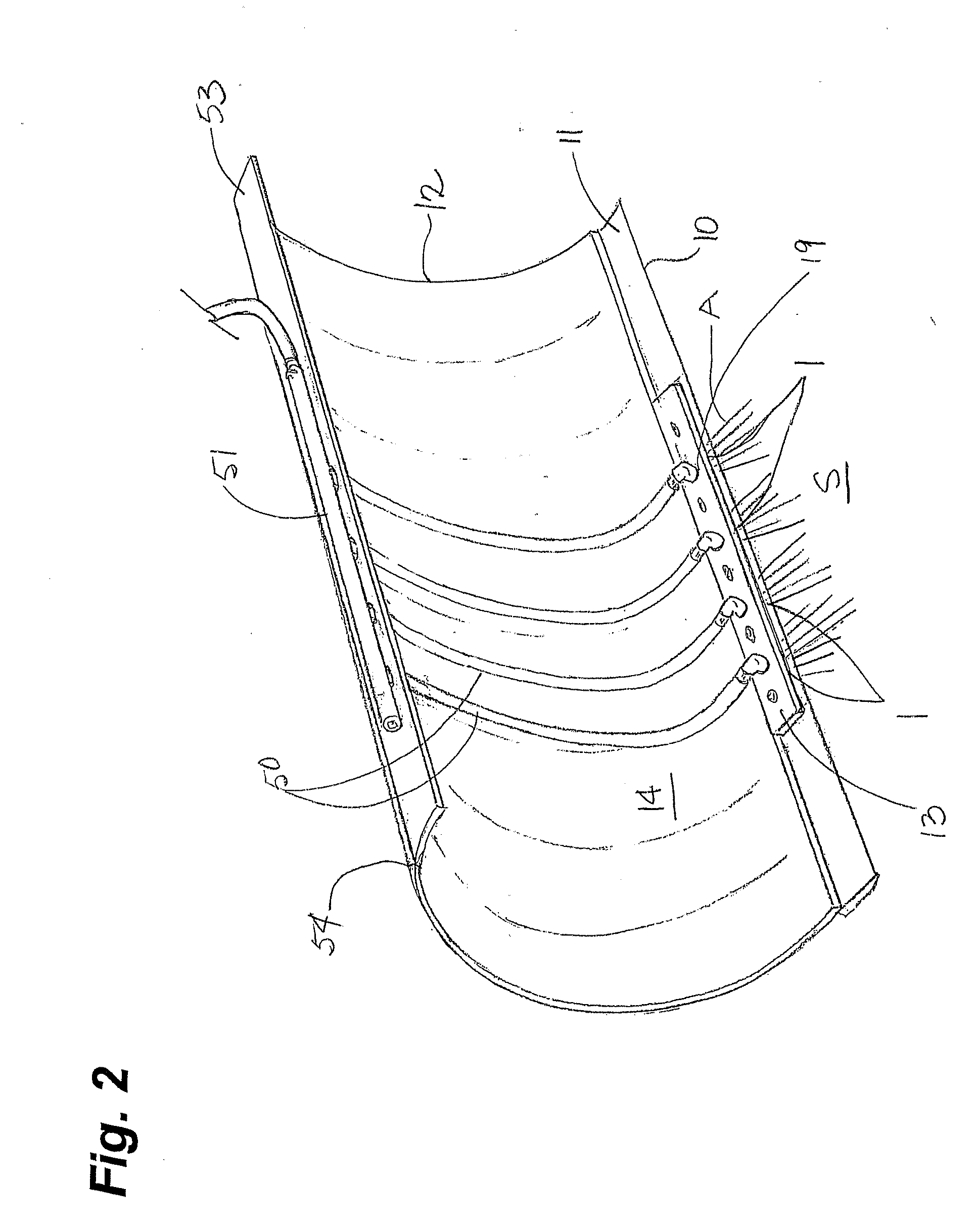 Apparatus and system for clearing a roadway surface
