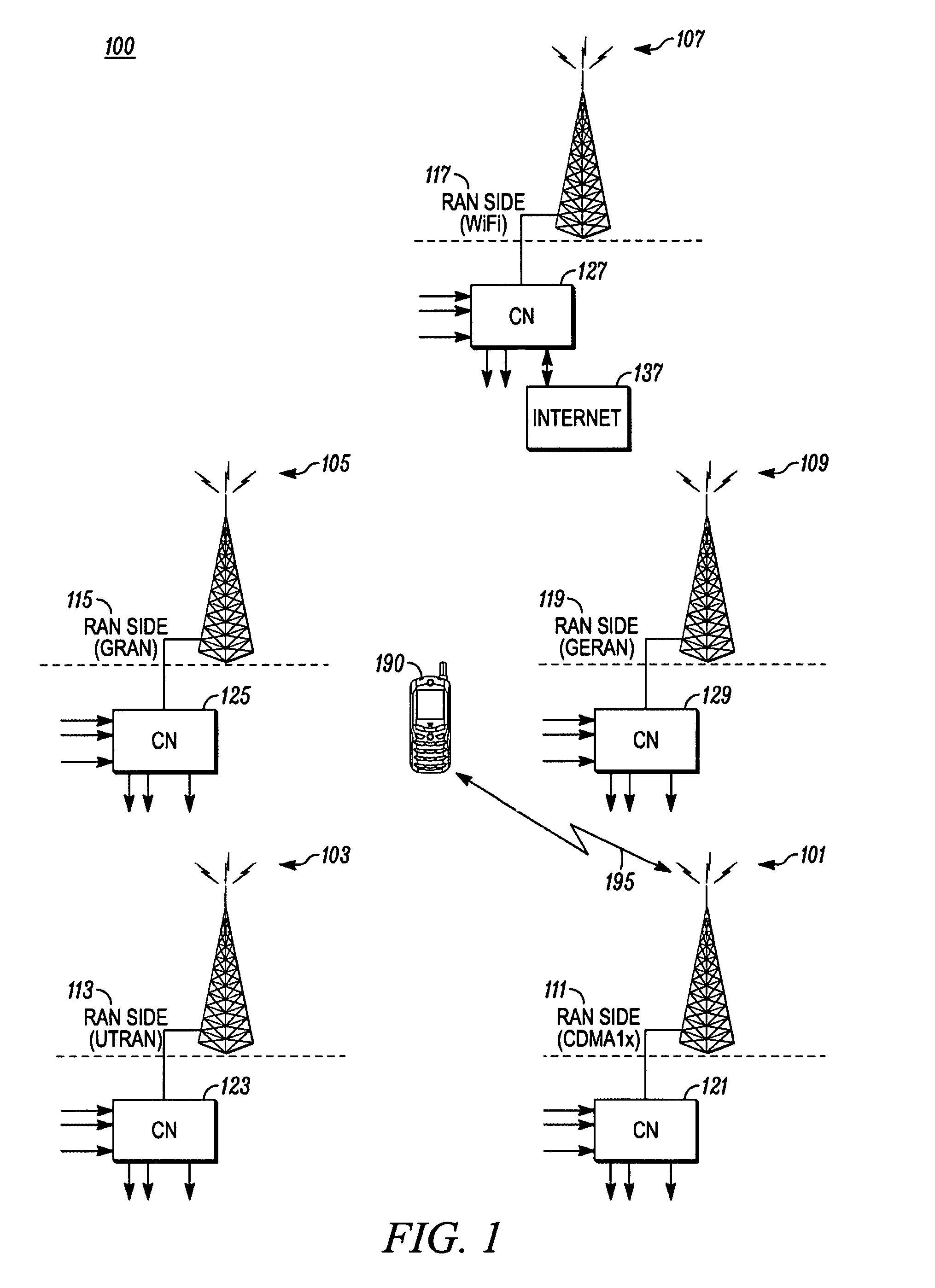 Method and apparatus for detecting an alternate wireless communication network