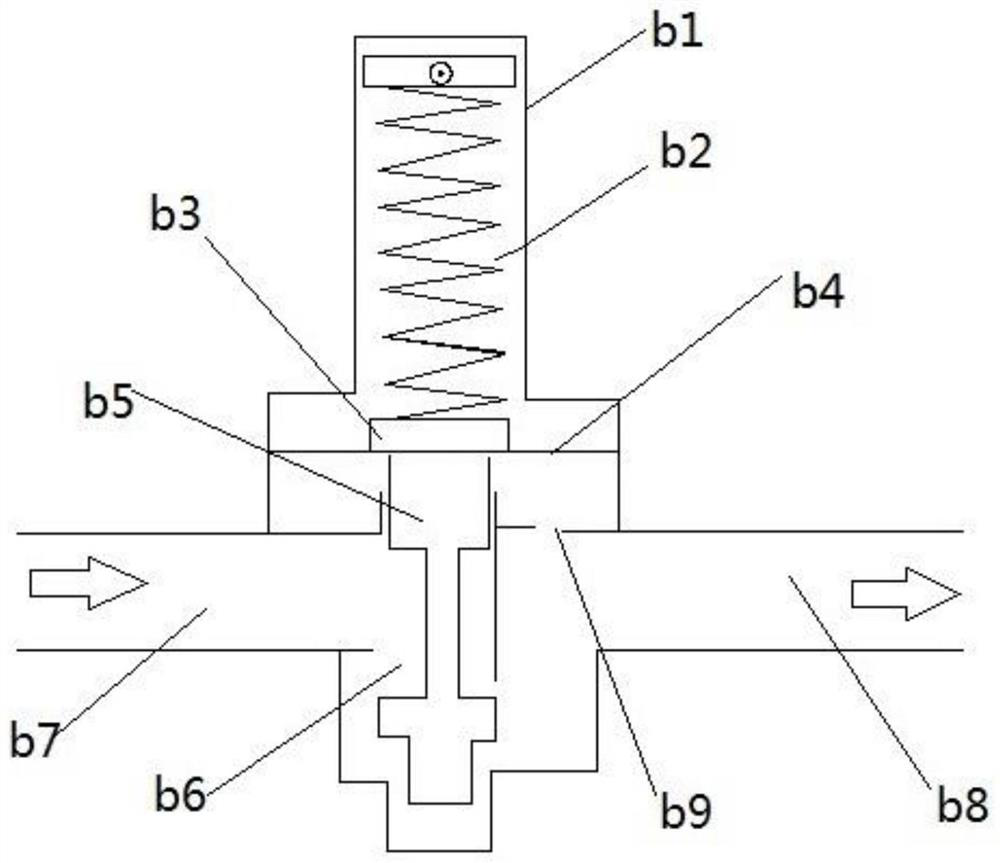 High-efficiency gas pressure reducing device