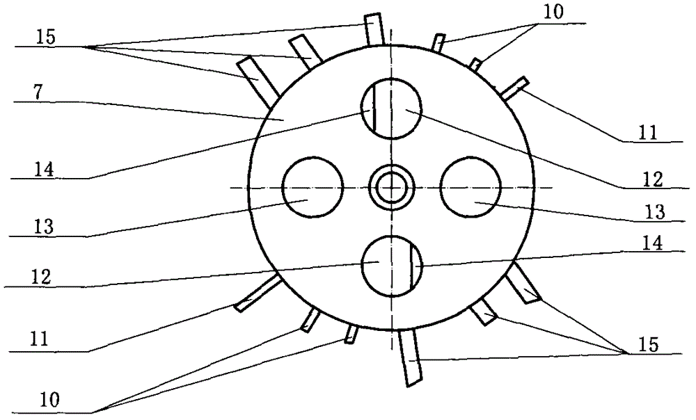 Rotation-type pulse detonation engine