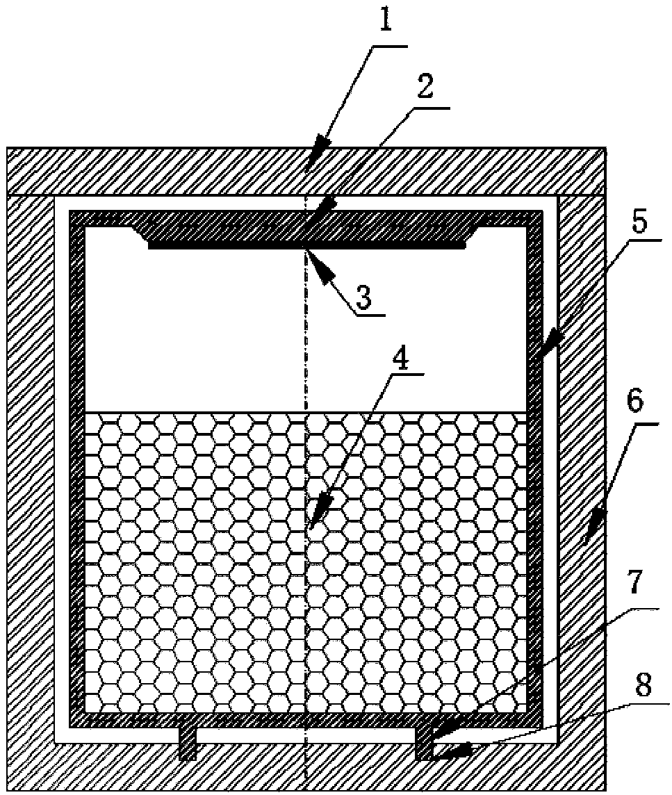 Crucible for silicon carbide single crystal growing close to equilibrium state and growing method of silicon carbide single crystal