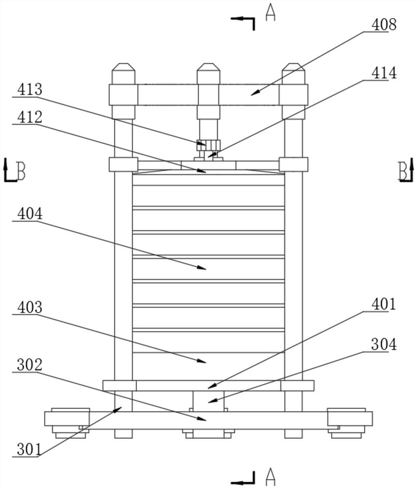 Three-dimensional rotary sand screening machine for flywheel production and use method of three-dimensional rotary sand screening machine