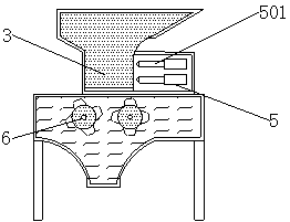 Garbage crusher for construction site