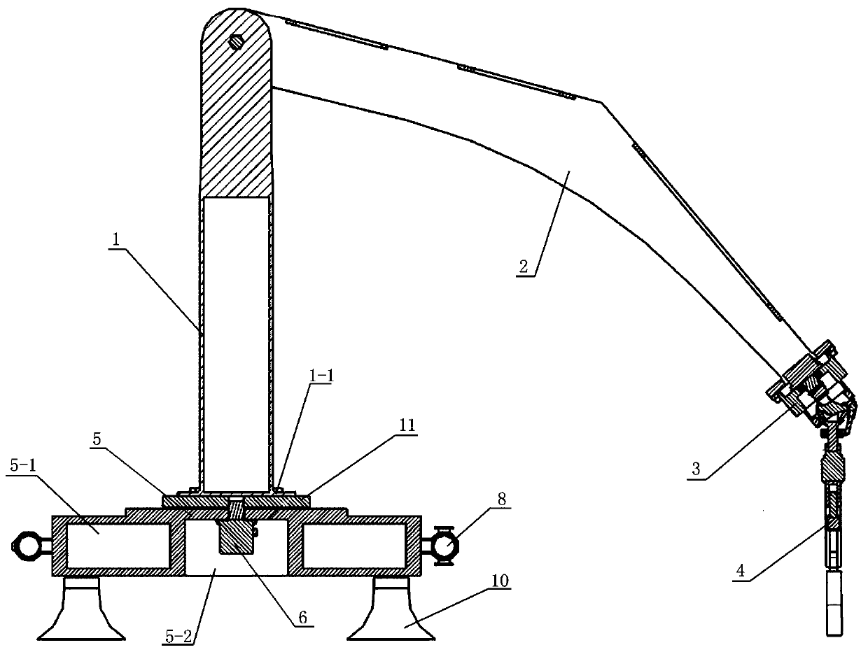 Full-hydraulic-drive five-degree-of-freedom transfer robot