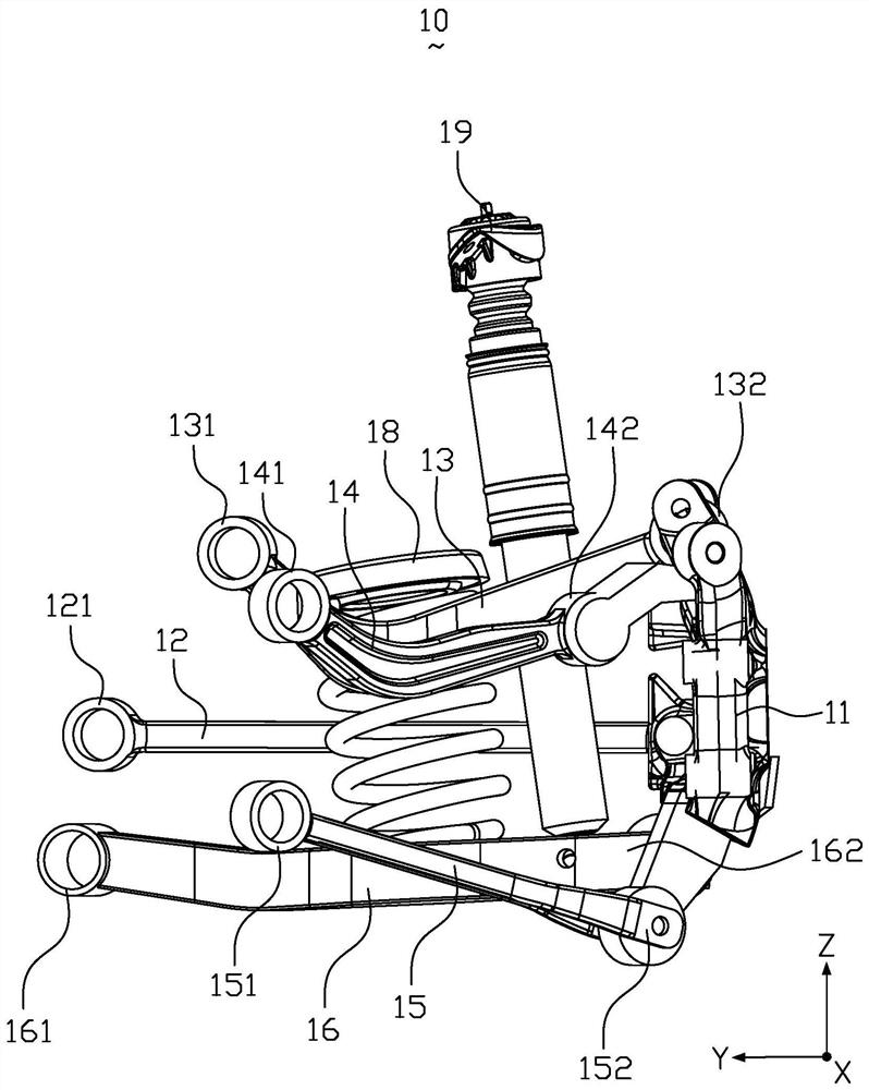 Five-link suspension system and vehicle