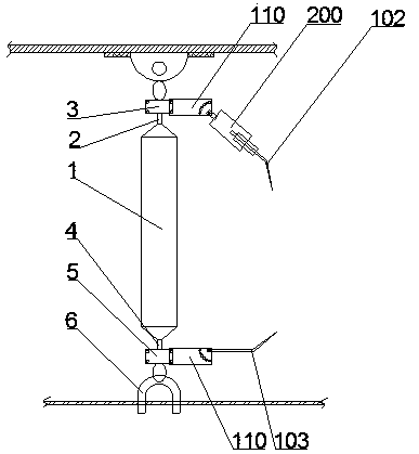 Arc extinction device and method for transmission and distribution line