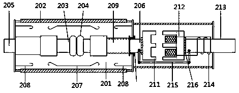 Arc extinction device and method for transmission and distribution line