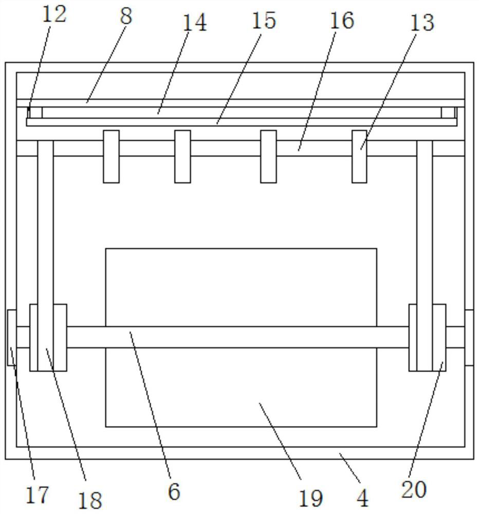 A dust removal device for v-method model casting equipment for foundry household appliances