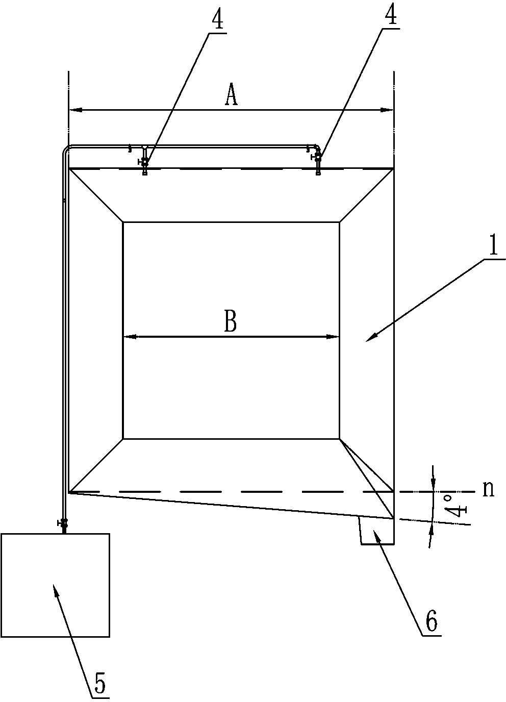 Device for absorbing and separating oil fouling of biomass boiler