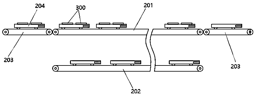 Auxiliary material automatic pasting device