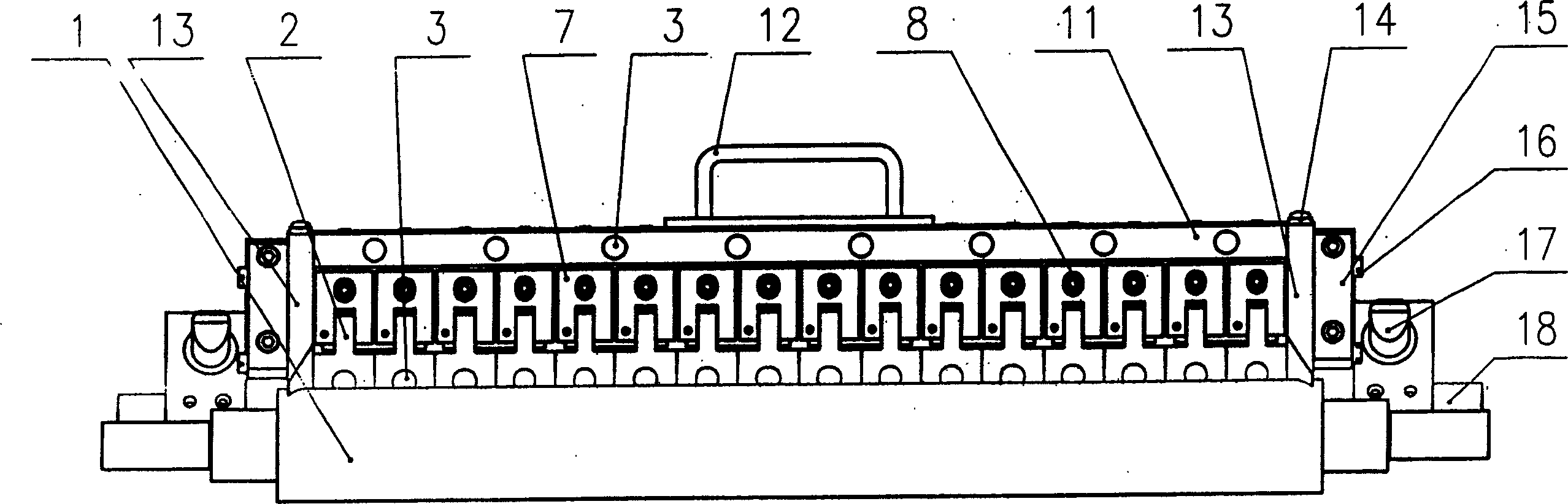 Zoning ink box for printer