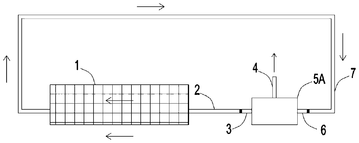 Closed inter-bin circulating deoxidation nitrogen-rich insect prevention method and device