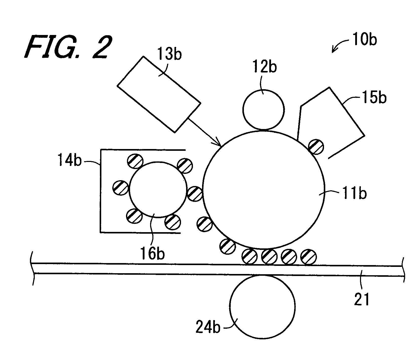 Image forming apparatus with increased transfer efficiency